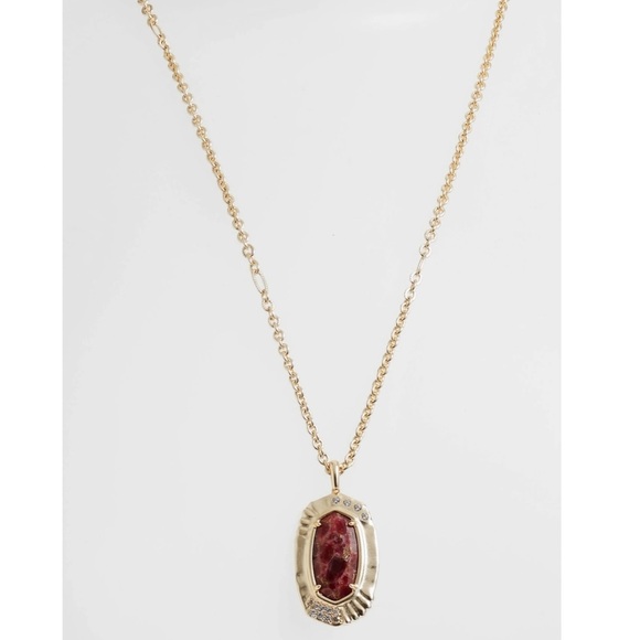 KENDRA SCOTT 14K Yellow Gold Plate Necklace NWT - Picture 5 of 7